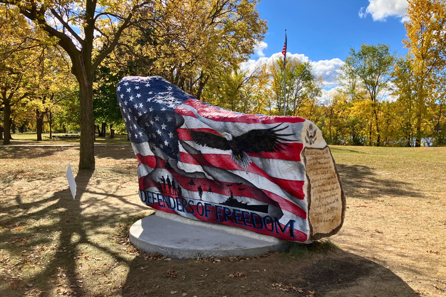 Veterans Rocks Veterans Rock nears completion at Wilson Park in St. Cloud (photos ...