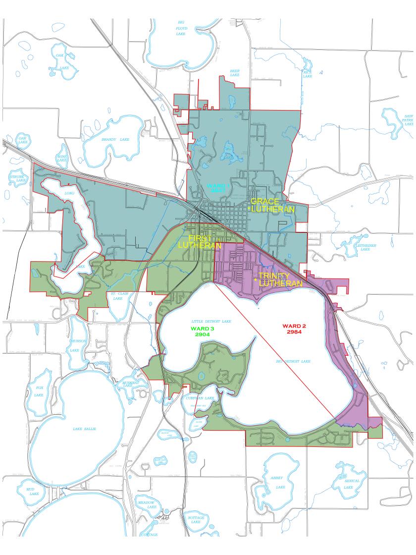 detroit lakes map