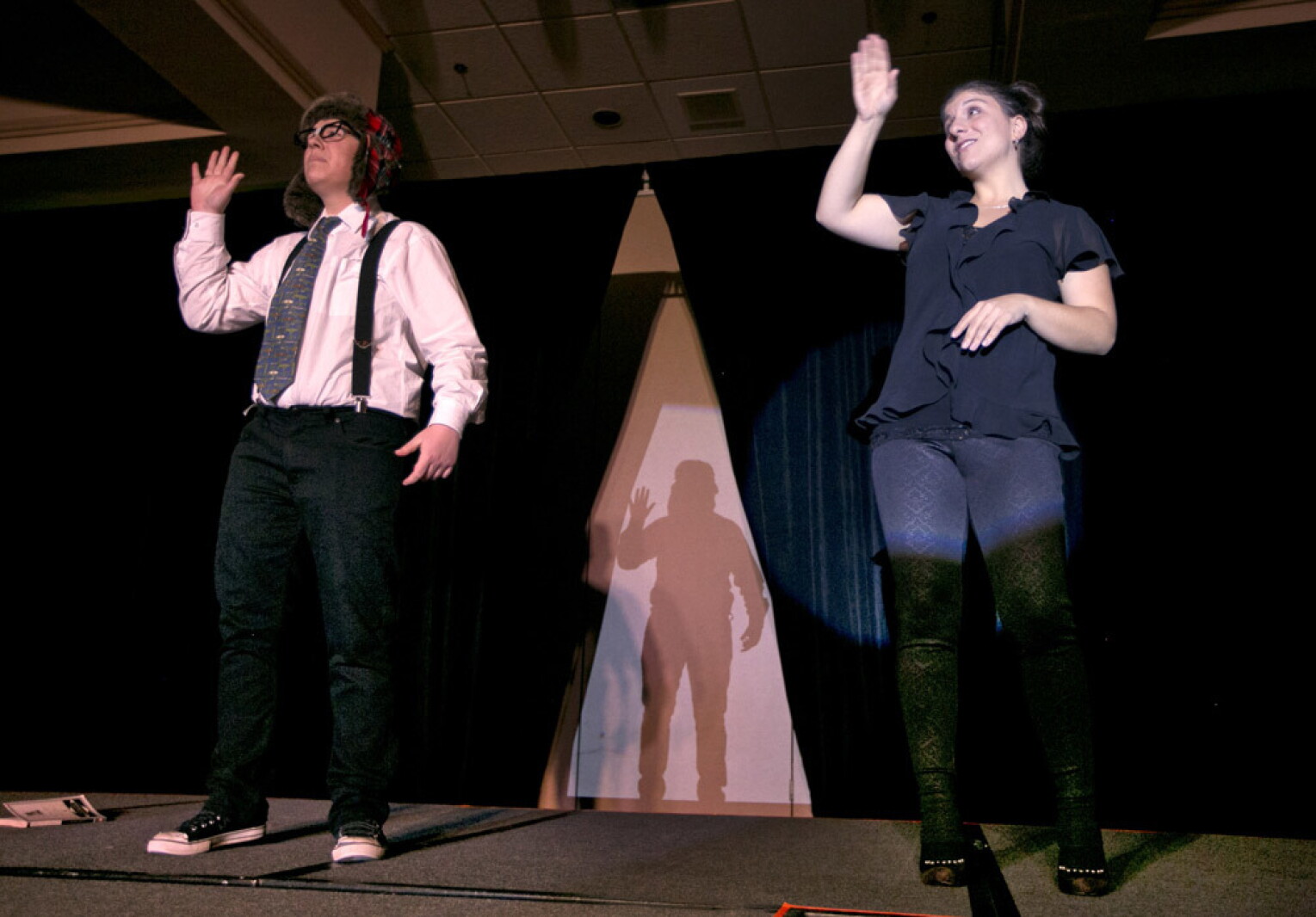 Sign language interpreter's moves a hit in concert