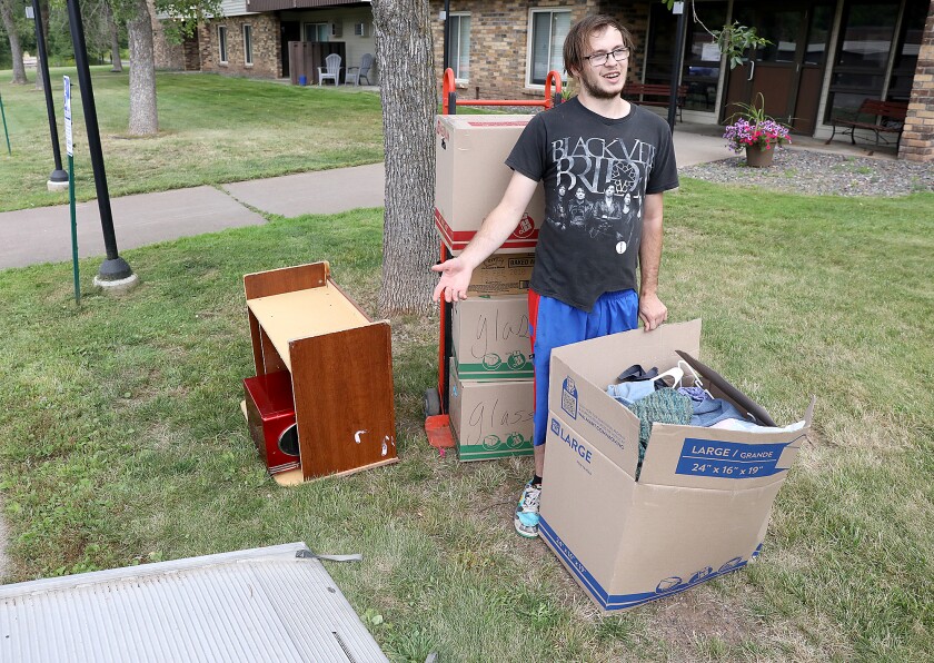 Zach Stirewalt, formerly of Cloquet, talks about some of the troubles he had looking for a new place to live in Carlton County