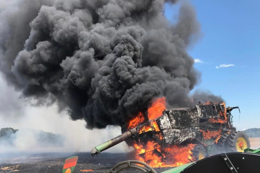Proper maintenance can prevent combine fires - Jamestown Sun | News ...