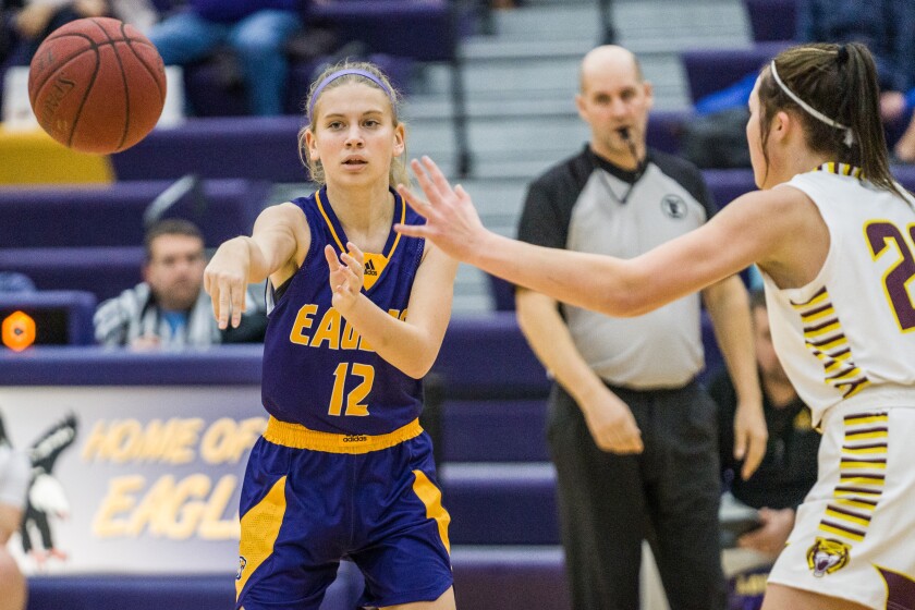 Lourdes, Stewartville girls basketball