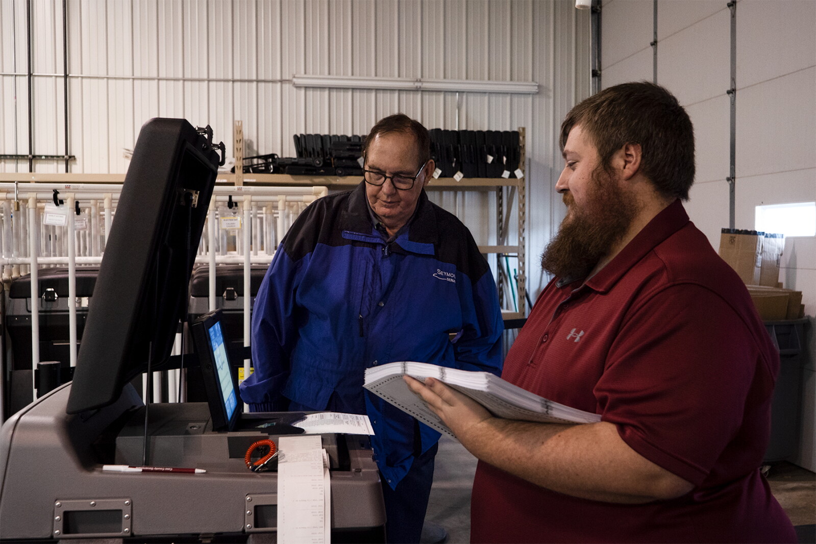 Voting Machine Safe How safe is your Cass County vote? Officials help explain voting ...
