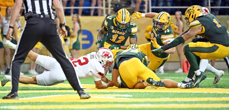 Young Bison defensive end: Touchdown felt like a movie