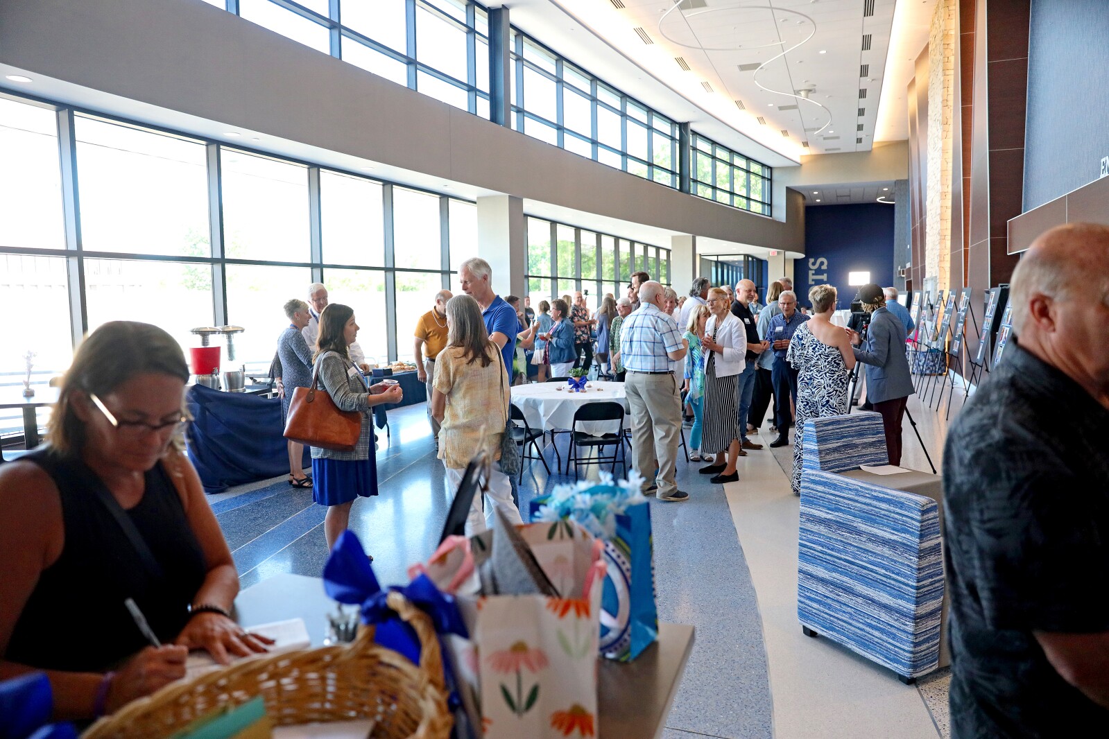 Laine Larson's retirement party at the Gichi-ziibi Center for the Arts.