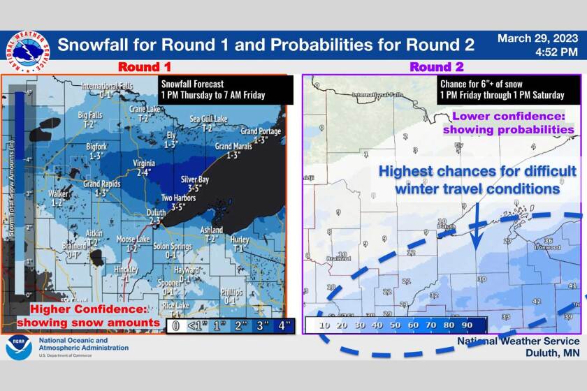 Snow incoming for March 30, March 31 - Pine and Lakes Echo Journal ...
