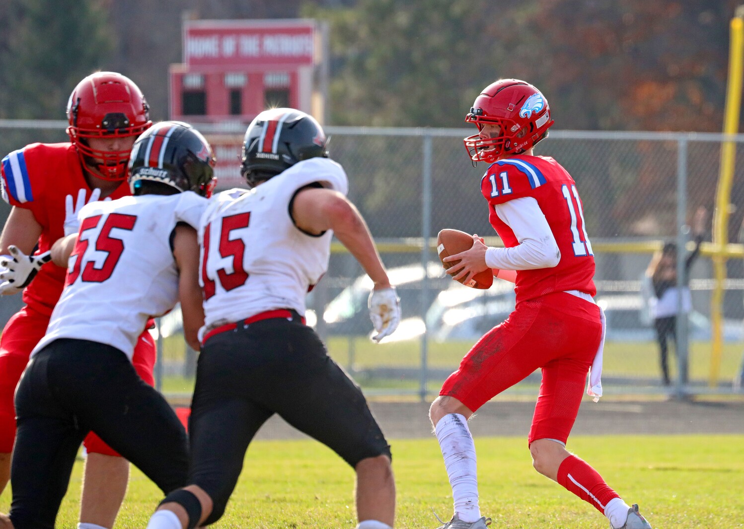Pequot Lakes against Aitkin Football on Saturday, Oct. 29, 2022, at Pequot Lakes.