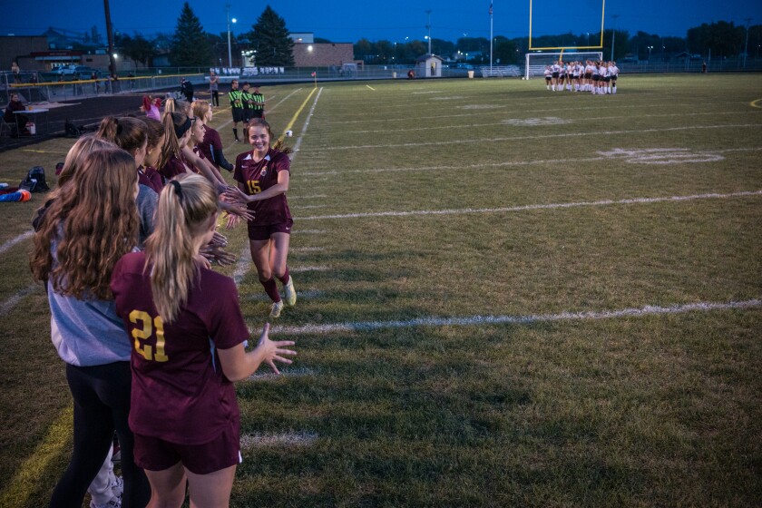 Stewartville, Caledonia girls soccer