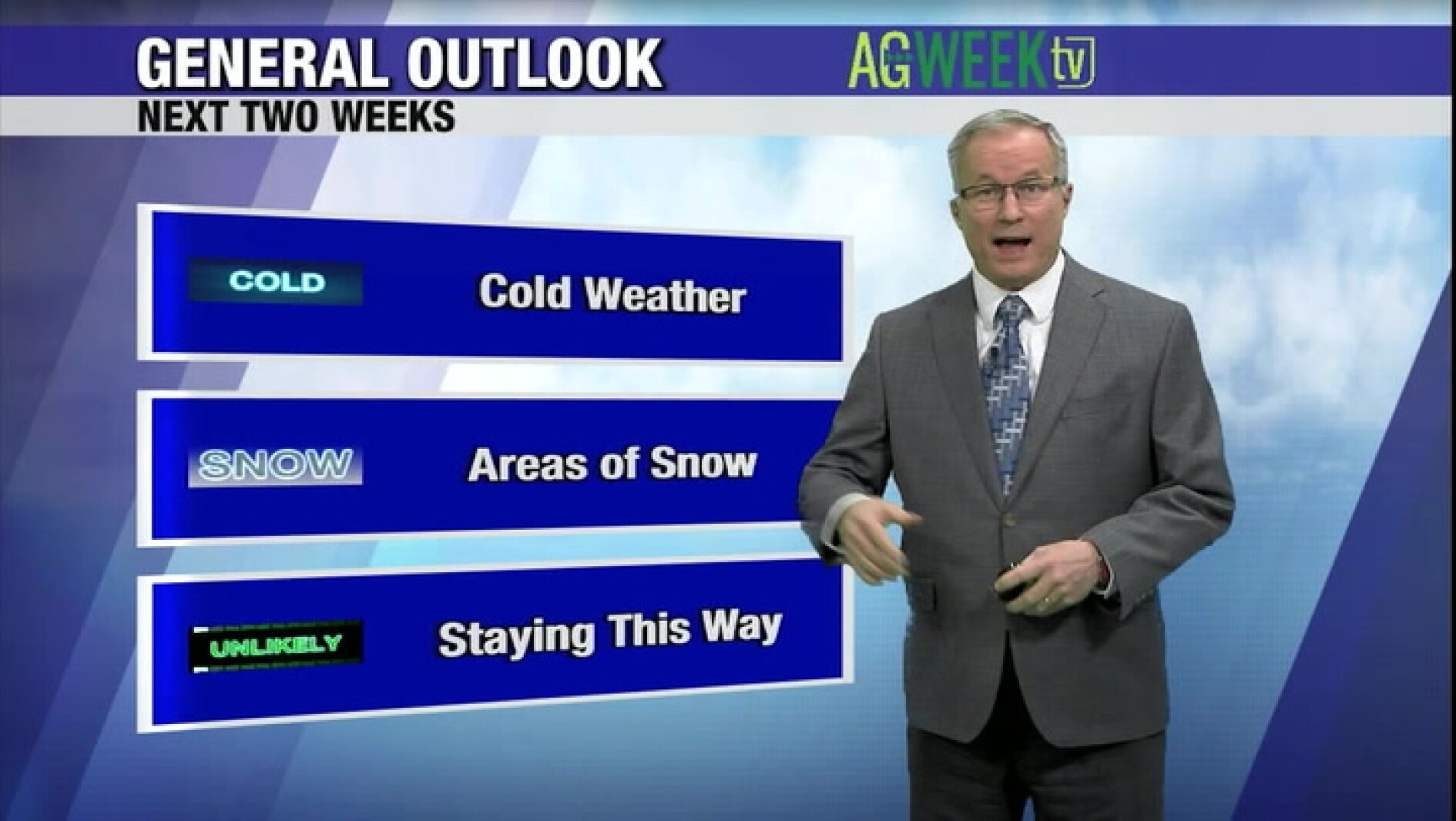 Winter conditions return, with cold air dropping into the northern ...