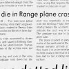 old newspaper clipping