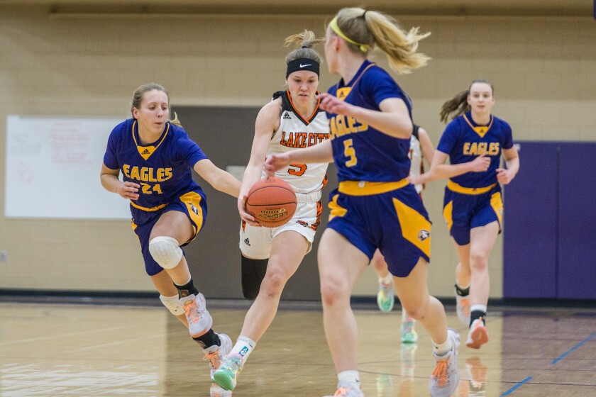 Lourdes, Lake City girls basketball
