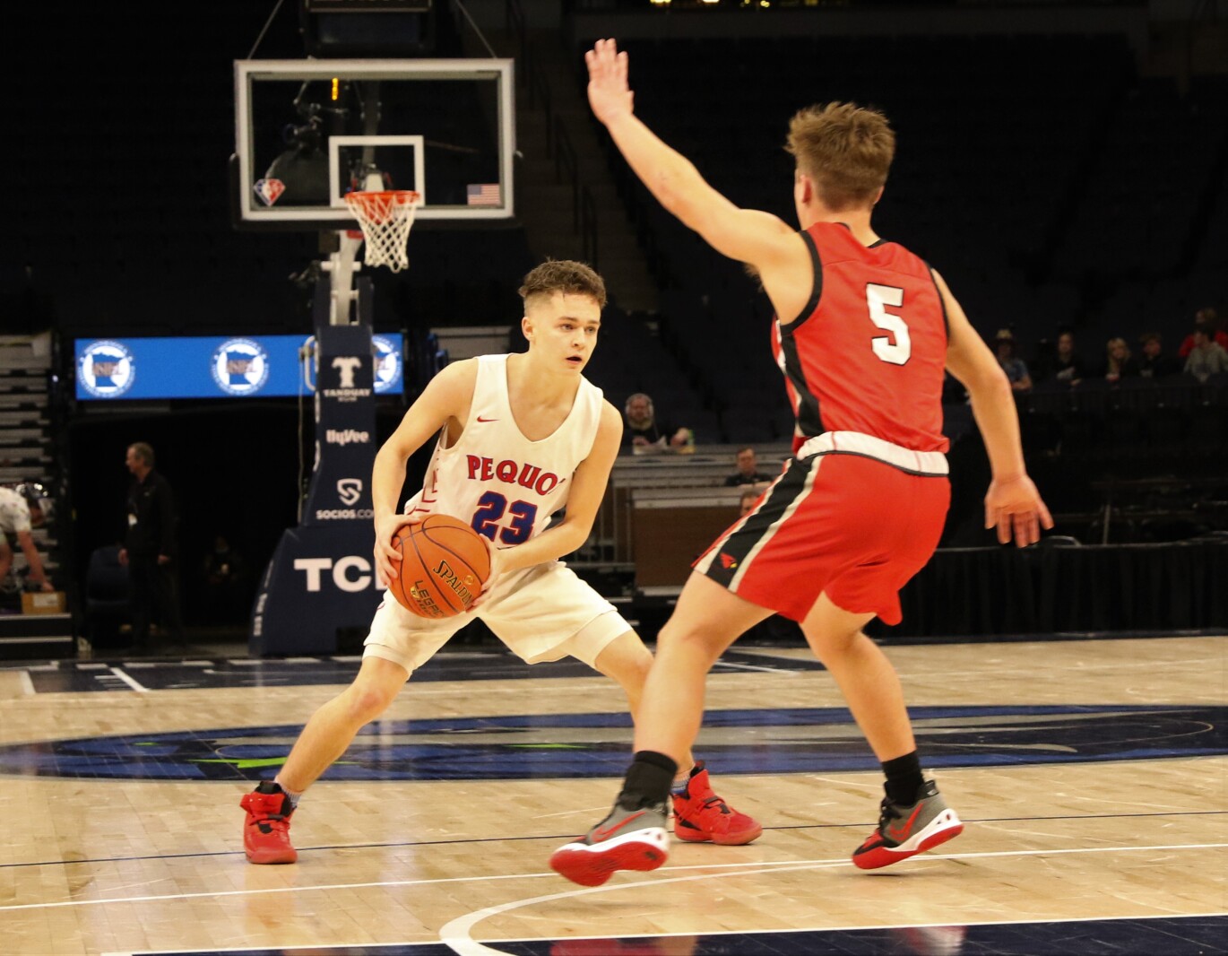 Pequot Lakes vs Annandale Class 2A State Quarterfinals Tuesday, March 22, 2022, at Target Center.