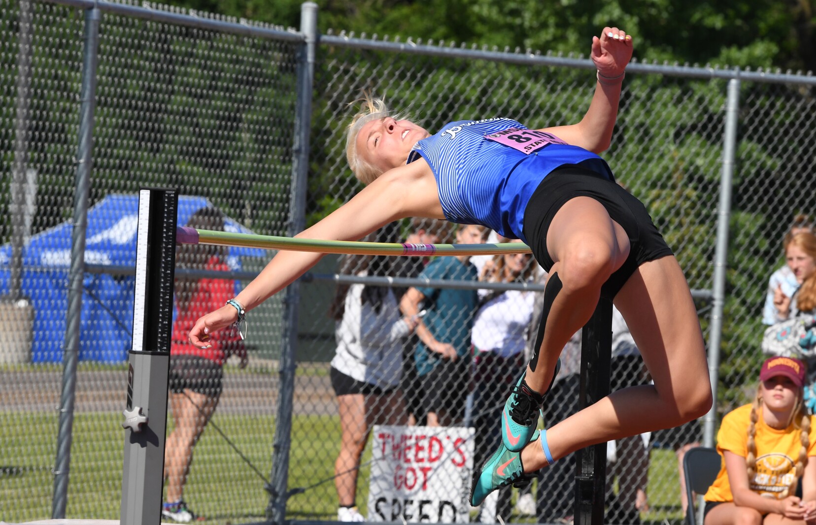Lily Birks in the high Jump