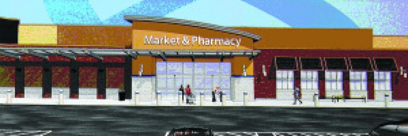 Architectural renderings of Walmart expansion