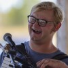 man performs with accordion