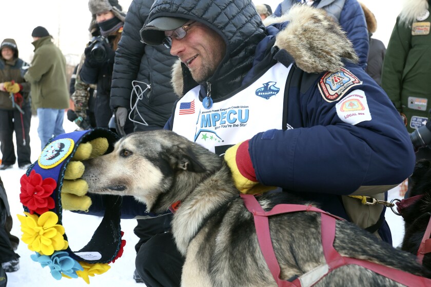 Ryan Anderson and dog.