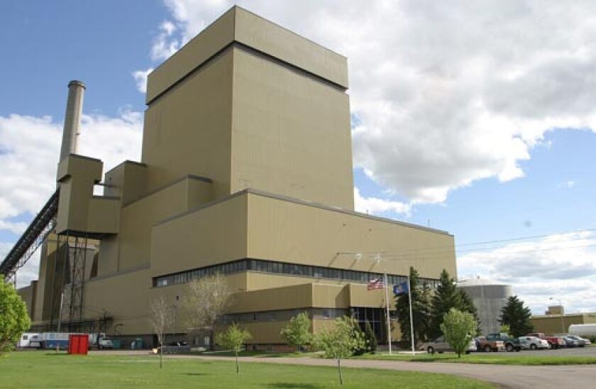 PHOTO: Coyote Station coal-fired power plant near Beulah, ND