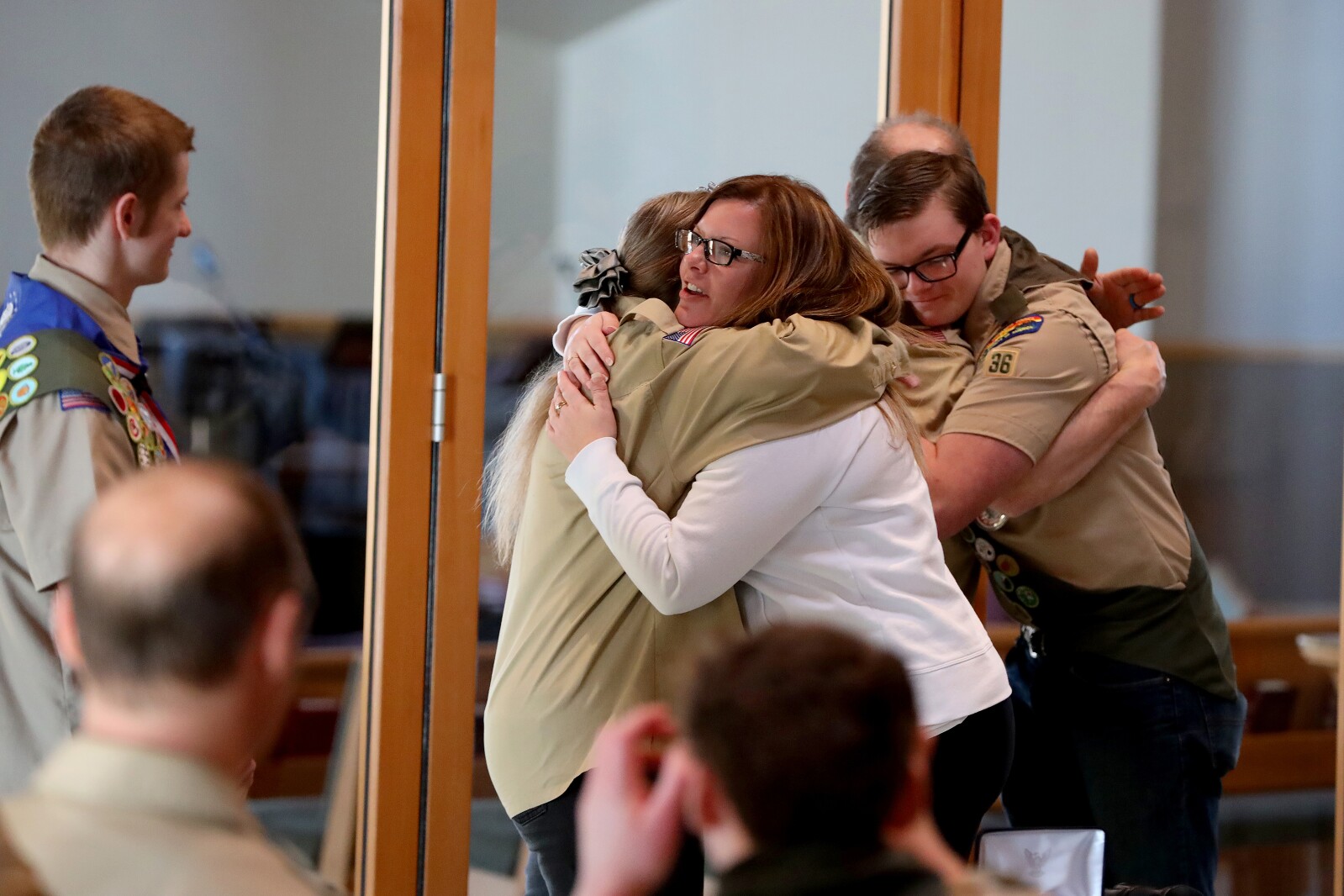 People attend Eagle Scout Tyler Stoen's Court of Honor on Sunday, Jan. 8, 2023, at Lord of Life Lutheran Church in Baxter.
