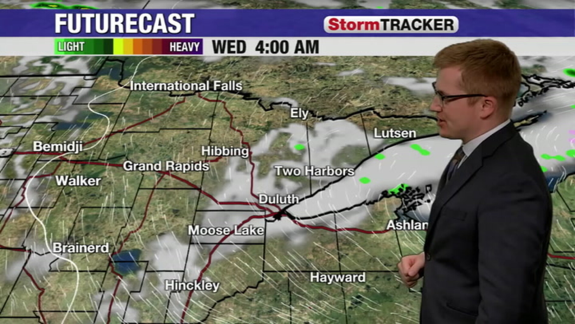 Tracking a sunny and mild day ahead
