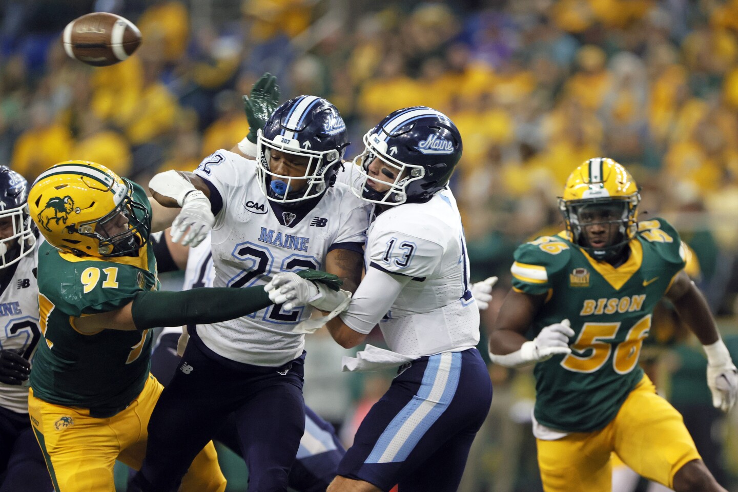 PHOTOS Scenes from an emotional pregame before a Bison football