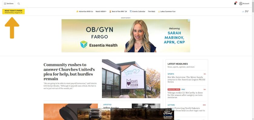 Learn how to log in to your news account, e-paper and more - InForum ...