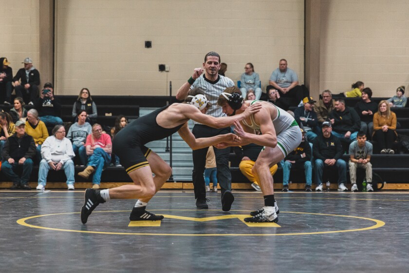 PHOTOS: Mitchell and Pierre tangle in a Friday night wrestling dual ...