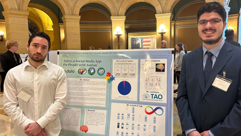 Andrew Rizea Bemidji State student wins outstanding poster at Posters at the Capitol ...
