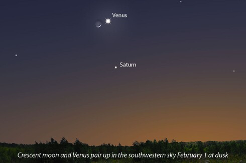 Venus-moon conjunction