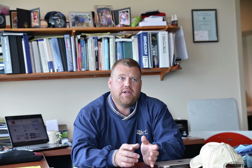 Willmar airport on-site supervisor Eric Rudningen