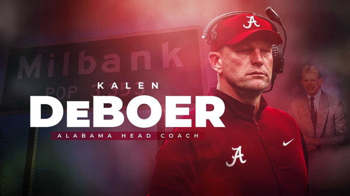 McFeely: New Alabama football coach Kalen DeBoer hasn't forgotten his  hometown of Milbank, South Dakota - Sioux Falls Live | Sioux Falls news and  weather