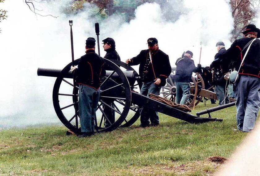 Civil War re-enactment