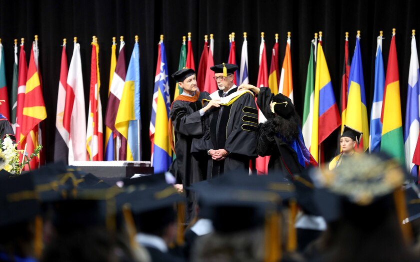 Man receives honorary doctorate