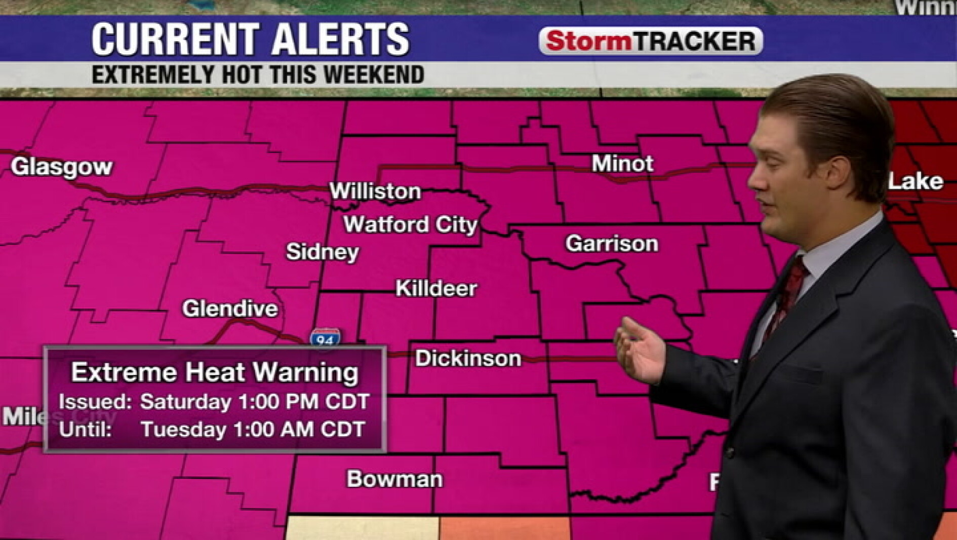 Extremely hot weather on the way for the middle of July