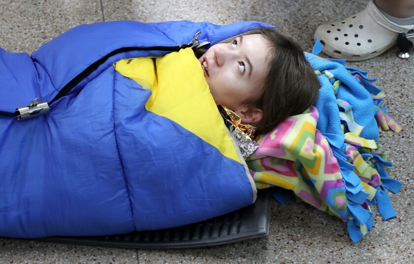 Seventh-grader Rozlynn Bunt is wrapped up in the Burrito 2.1