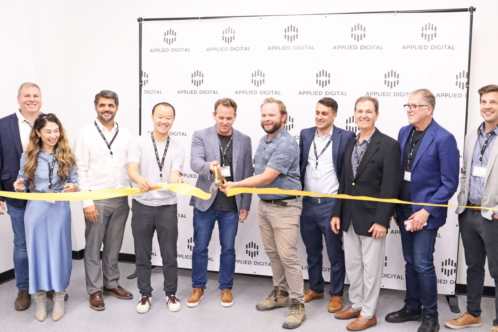 David Rench Applied Digital celebrates energizing of facility in Ellendale, ND ...