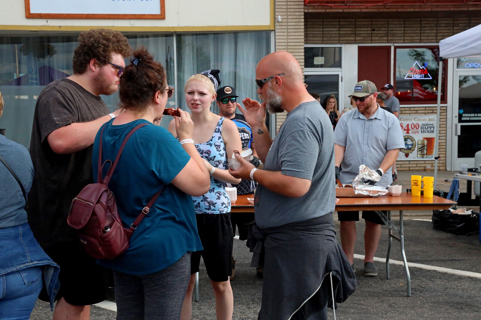 People enjoy the Cub Foods Ribfest during Brainerd Jaycees Street Fest on Saturday, July 23, 2022, in downtown Brainerd.