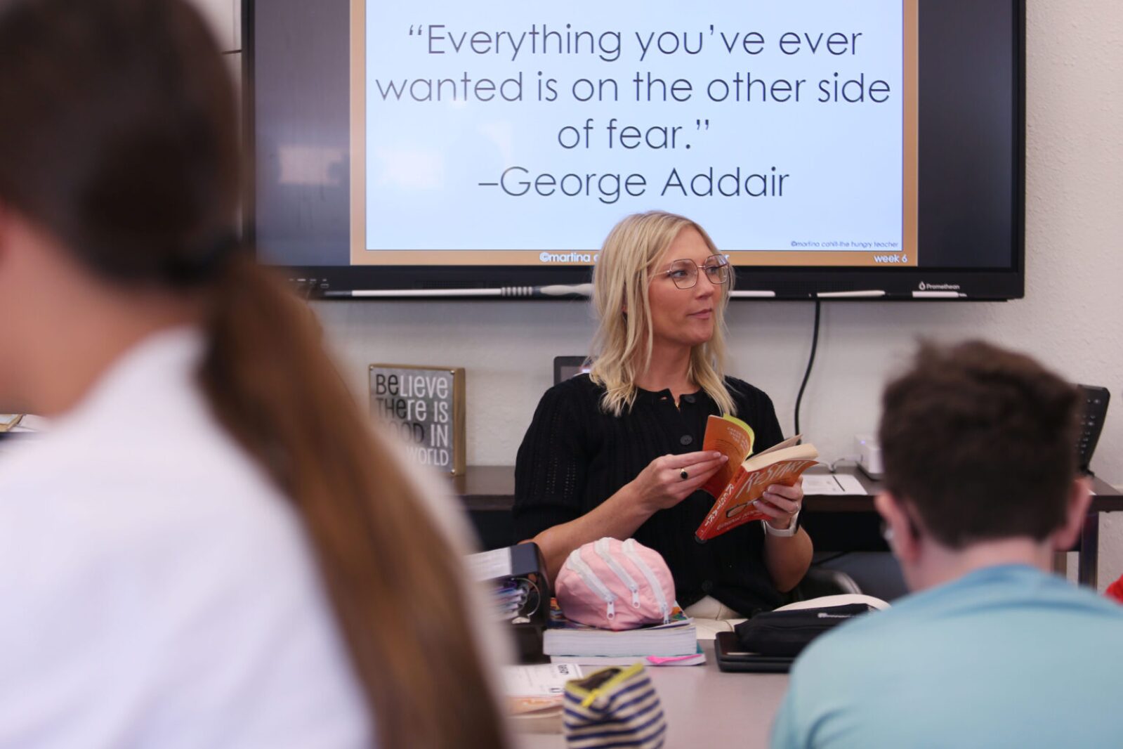 ‘Good humans, not just good students’: A day in the life of SD’s teacher of the year