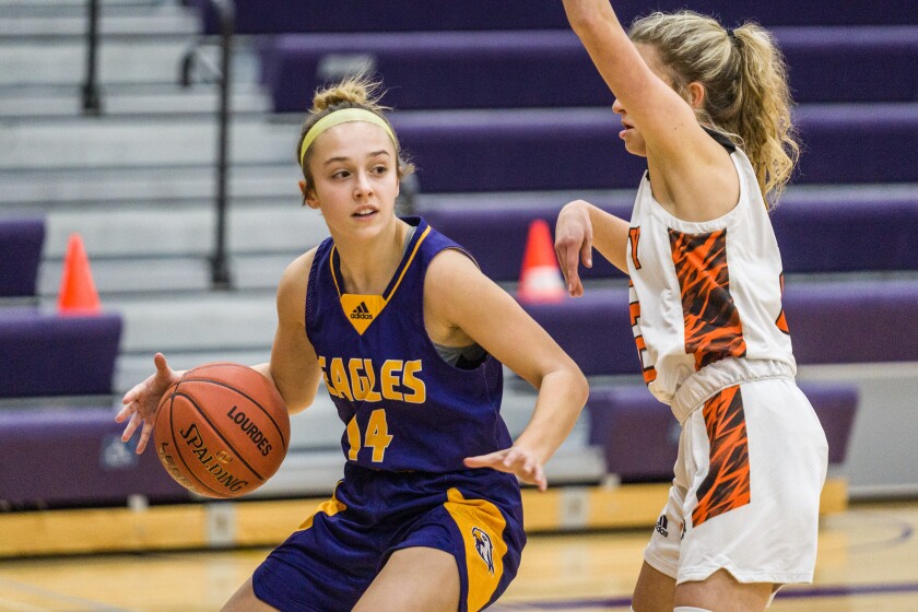 Lourdes, Lake City girls basketball