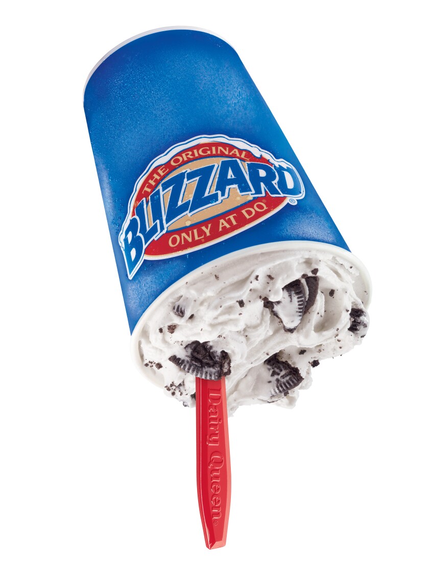 An Oreo Blizzard treat. Dairy Queen / Special to The Forum