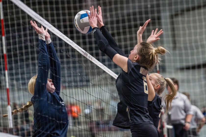 Section 1A, 1AA girls volleyball semifinals