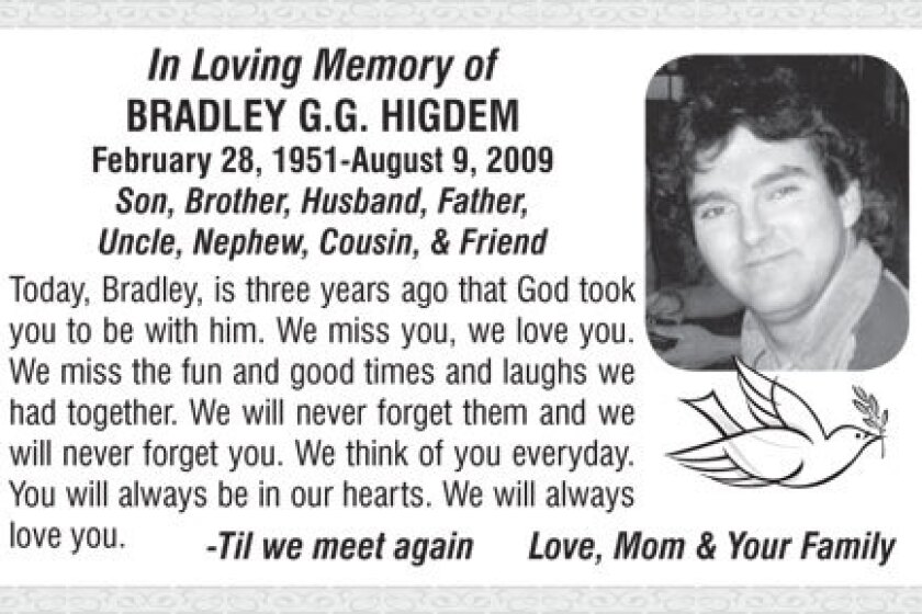 Bradley G. G. Higdem