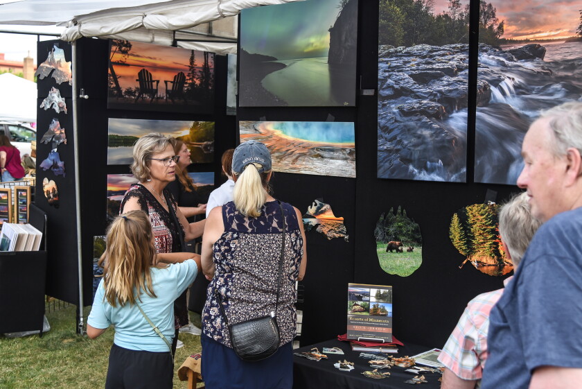 Watermark Art Festival underway at Library Park for 56th year