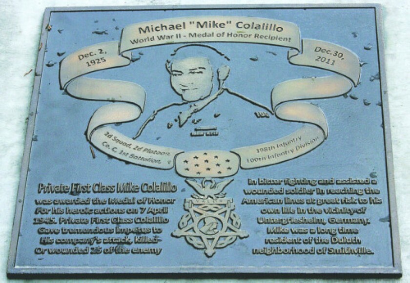 Mike Colalillo plaque