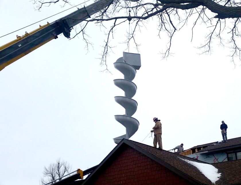 Adding the slide