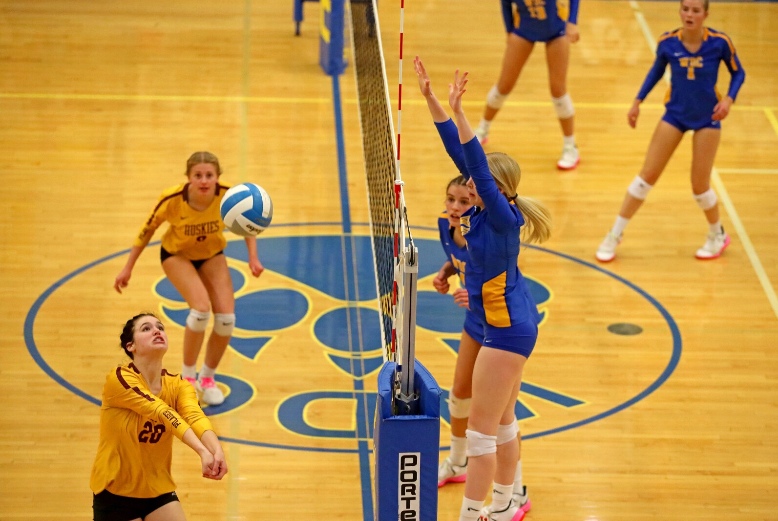 Wadena-Deer Creek vs Pillager volleyball on Thursday, Oct. 27, 2022, in Wadena.