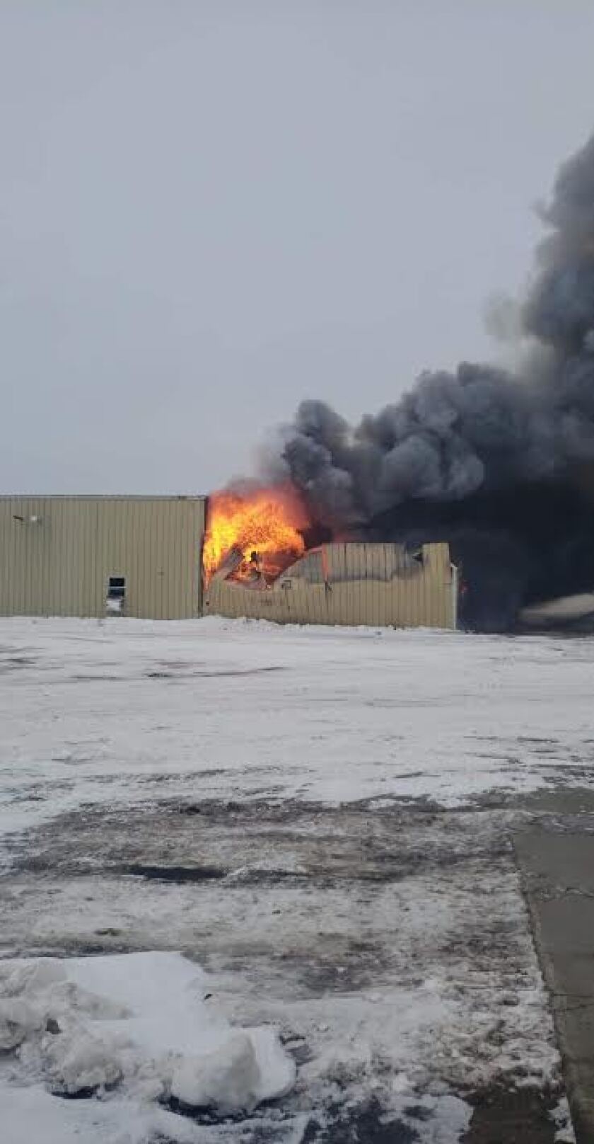 Harms Oil maintenance building explosion