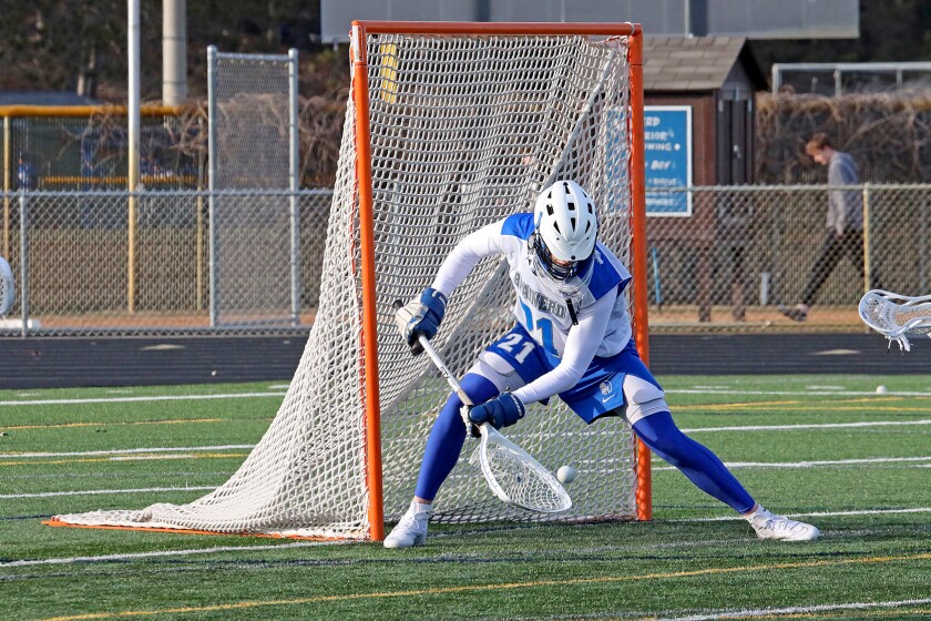 Brainerd Boys Lacrosse vs Sartell/Sauk Rapids Thursday, April 21, 2022, in Brainerd.