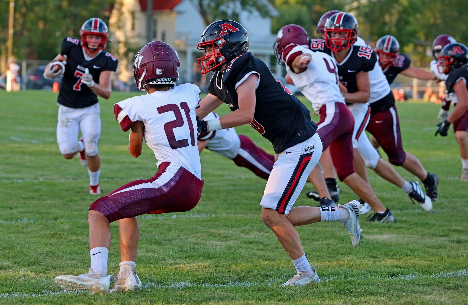 Aitkin football against Crosby-Ironton on Thursday, Sept. 1, 2022, at Aitkin.