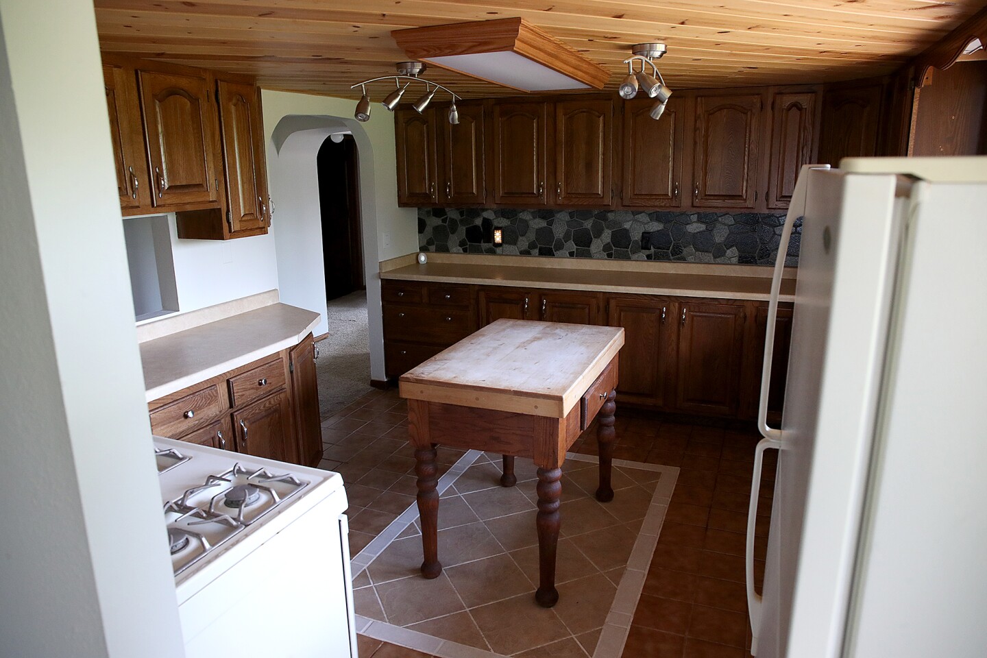 Kitchen in one apartment.