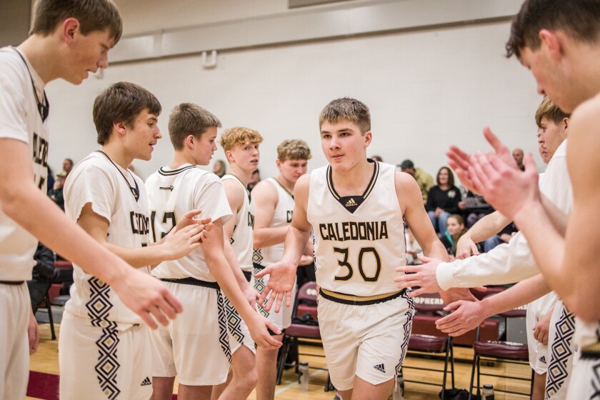 Chatfield, Caledonia boys basketball